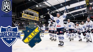 Karlskoga IK  Aik 41  Allsvenskan Hockey Höjdpunkter [upl. by Ho]