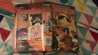 Opening and Closing To quotPinocchioquot Walt Disney Home Video VHS Australia Original 1987 Retail [upl. by Lodnar]