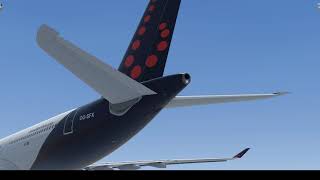 Brussels Airlines A330 Departing Banjul GambiaP3D V4 [upl. by Ynaffik]