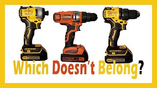 DeWALT COMBO and Black  Decker the Difference [upl. by Lehcor]