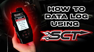 How to Data log with your SCT X4 tuner for VMP Email Tuning [upl. by Lester]