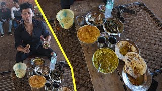 Organic Food At Roadside Dhaba  Desi Style [upl. by Gerg]