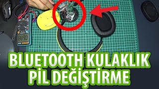 BLUETOOTH KULAKLIK ŞARJ SORUNU ÇÖZÜMÜ  PİL DEĞİŞTİRME  BLUEDIO T6 [upl. by Giule]