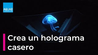 Cómo crear un HOLOGRAMA casero  Experimentos [upl. by Kask]