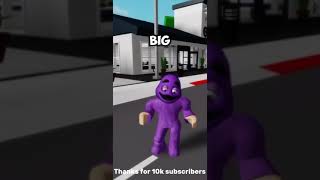 Brookhaven 🏡 BUT GRIMACE CONTROLS MY LIFE 🎮😈 shortsbrookhavenrobloxrobloxmemes [upl. by Thora]