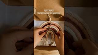 macrame macrametutorial tutorial diy artesanato arcoiris [upl. by Merton]