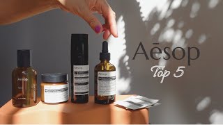 【Aēsopイソップ特集】最高なTOP5をご紹介！スキンケア、フレグランス、ナイトクリームetcプレゼントにも🌱The Best of Aēsop Top 5 [upl. by Hite]