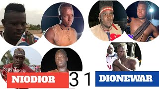 Match amical entre les lutteurs de Dionewar et les lutteurs de Niodior [upl. by Yror]