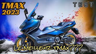 ESSAI YAMAHA TMAX TECH MAX 2023  LE MAXISCOOTER RÉFÉRENCE [upl. by Airtemed]