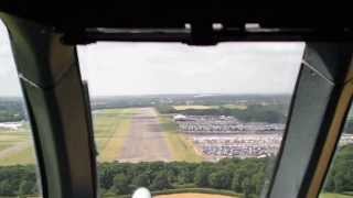 RAF VC10 XR808 last landing at Bruntingthorpe [upl. by Atiana]