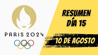 JUEGOS OLÍMPICOS PARÍS 2024  RESUMEN del día [upl. by Odnanreh]