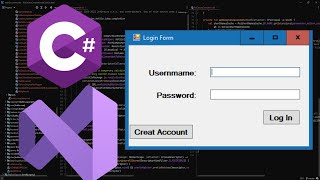 Create Your First C Windows Forms Application using Visual Studio [upl. by Devon526]