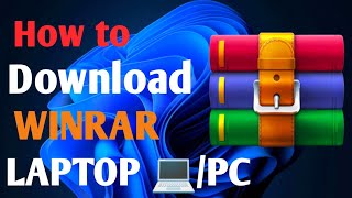 How to Download and Install WinRAR  on Windows 7  2024 [upl. by Emmalee]