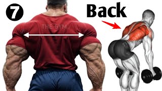 7 Best Back Workout At Gym [upl. by Retsila]