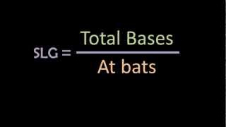 How to Calculate Slugging Percentage and OPS [upl. by Ardyth]