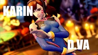 🌠 【MODS】 SFV  Karin as DVa Overwatch 🌠 [upl. by Leesa857]