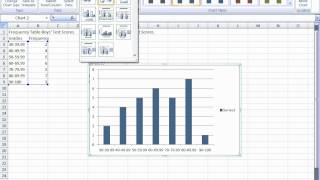 Histogram in Excel 2007 [upl. by Babita]