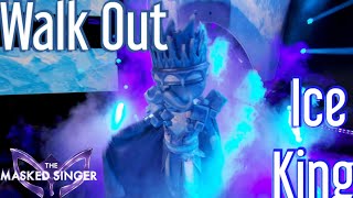 Ice King Walk Out  The Masked Singer USA Season 12 Ep 7 [upl. by Felicio147]