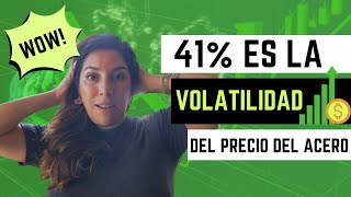 Que 41 es la volatilidad del precio del acero [upl. by Richmound]