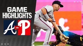 Braves vs Phillies Game Highlights 83024  MLB Highlights [upl. by Nilram]