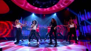 Little Mix perform the official Sport Relief single Word Up live  Sport Relief 2014 [upl. by Nwahsuq]