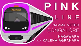 Pink Line Namma metro Bangalore [upl. by Yeltnarb294]