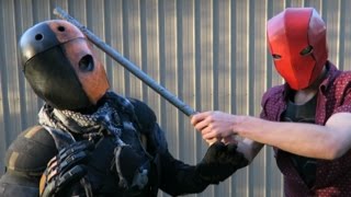 How to Make a Strong Deathstroke Mask That Doesnt Look That Good [upl. by Briny]