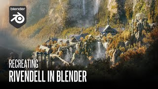 Recreating Rivendell In Blender [upl. by Larual]