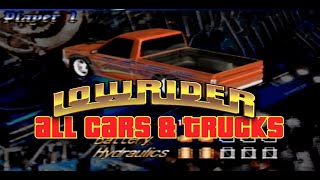 LOWRIDER Game PS2 All Cars amp Trucks [upl. by Yonatan73]