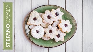 SPITZBUBEN  Biscotti di pasta frolla con confettura di frutta 🎄 [upl. by Womack]