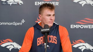 QB Bo Nix on facing Baltimore in Week 9 ‘It’s not going to be easy but we’re going to be ready’ [upl. by Lener109]