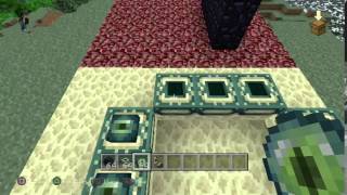 minecraft how to make a nether and ender portal ps4 [upl. by Harwell]