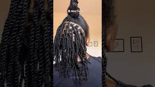 Mini Twists on Natural Hair 4chair 4cnaturalhair [upl. by Delinda]