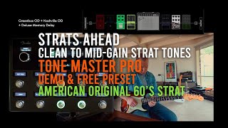 Strats Ahead  Tone Master Pro  Preset and Demo  AVO 60s Strat [upl. by Bierman167]