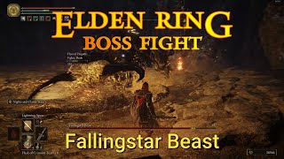 Elden Ring  Boss Fight  Fallingstar Beast [upl. by Gilbertine]