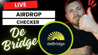 DeBridge Airdrop Checker Verpasse keinen Token Drop [upl. by Wayolle]