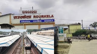 Rourkela train station  Railway station Rourkela  trein station  rourkela train [upl. by Aneeuqahs187]