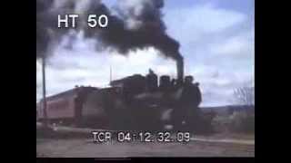 1860s and 1880s Steam Trains with sound part2  archival color stock footage [upl. by Tsuda]