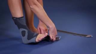 Thuasne  Ligastrap® Malleo ankle brace  Fitting video [upl. by Hamann]