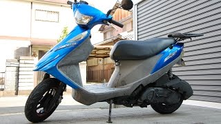 アドレスV125のリアタイヤ交換 スクーターのタイヤ交換【自分でやろうバイクの整備】 [upl. by Benis]