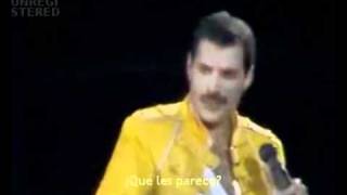 Freddy Mercury Proféticas declaraciones en Wembley [upl. by Damales839]