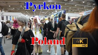 Pyrkon 2024 4K footage  Poznan Comic Con Poland [upl. by Eneleoj]