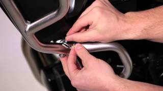 BMW F800 GS Adventure Upper Crash Bar Installation [upl. by Allare]