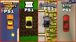 PLAYING ALL GTA GAMES WITH PS1 GRAPHICS STYLE [upl. by Kiona187]