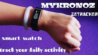 mykronoz smartwatch reviewsleep trackermykronoz zetrack [upl. by Ardnalac]