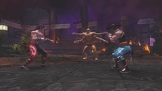 Mortal Kombat Shaolin Monks  Hard Mode Part 6  Goro Boss Fight [upl. by Ettedualc125]