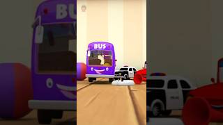 Wheels On The Bus shorts kidssongs babysongs bobcartoon nurseryrhymes ytshorts [upl. by Adnih]