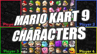 The PERFECT Mario Kart 9 Character Roster [upl. by Edylc]