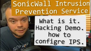 How to configure SonicWall Intrusion Prevention Service IPS [upl. by Nnylanna]