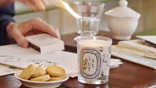 DIPTYQUES PARISIAN CAFÉ  Biscuit candle  DIPTYQUE PARIS [upl. by Andromeda450]